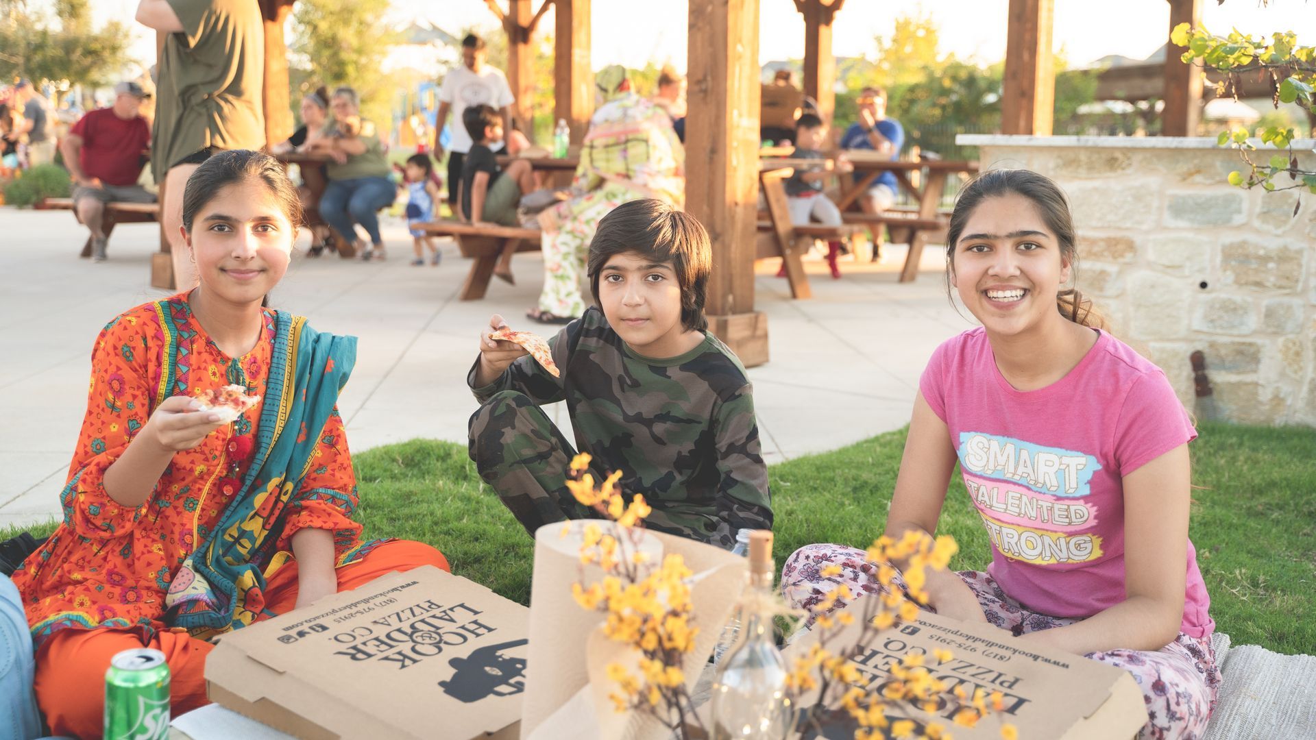 Young Friends at Outdoor Event | Morningstar Homes