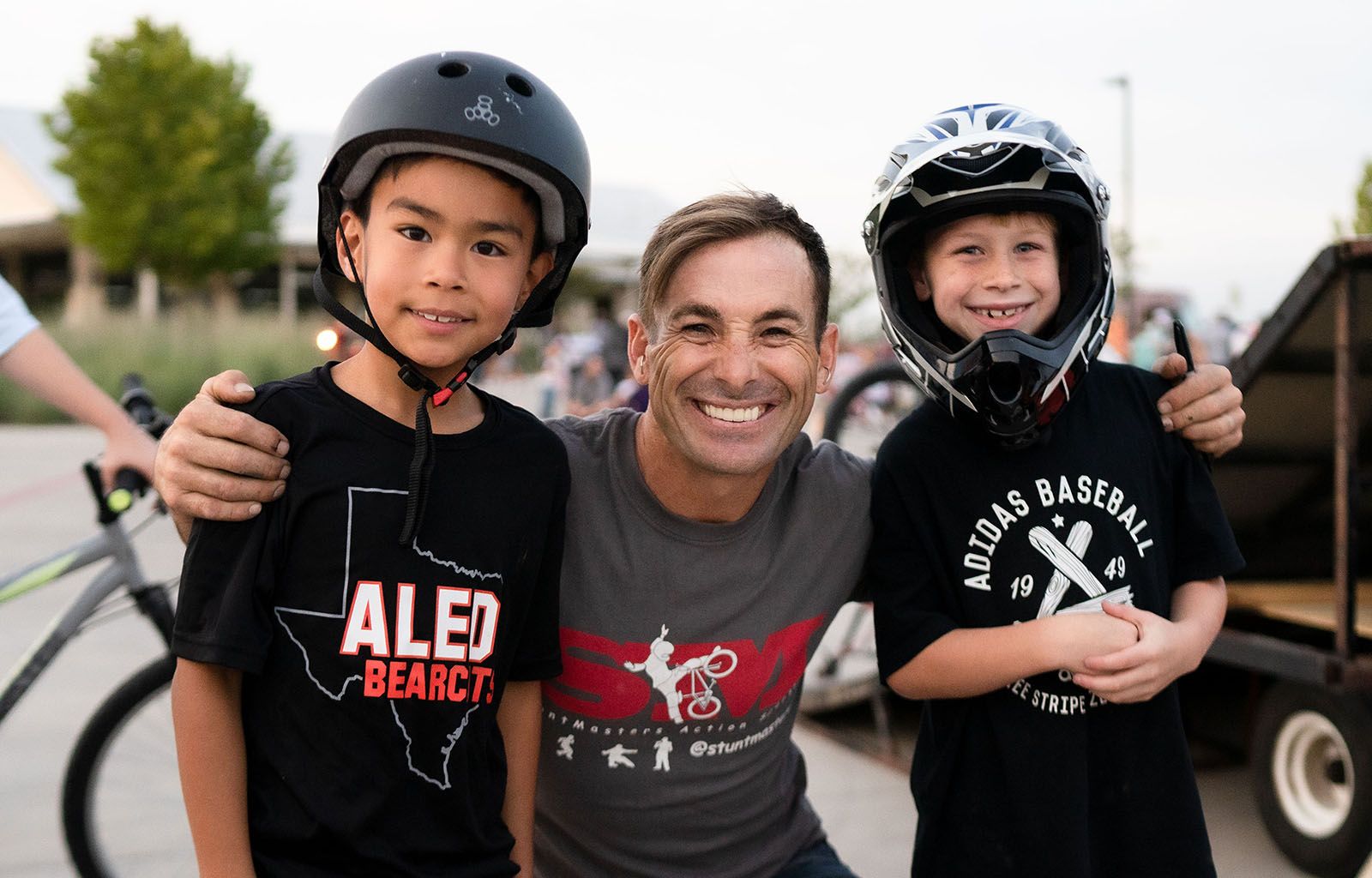 Kids and Parent at Outdoor Event | Morningstar Homes
