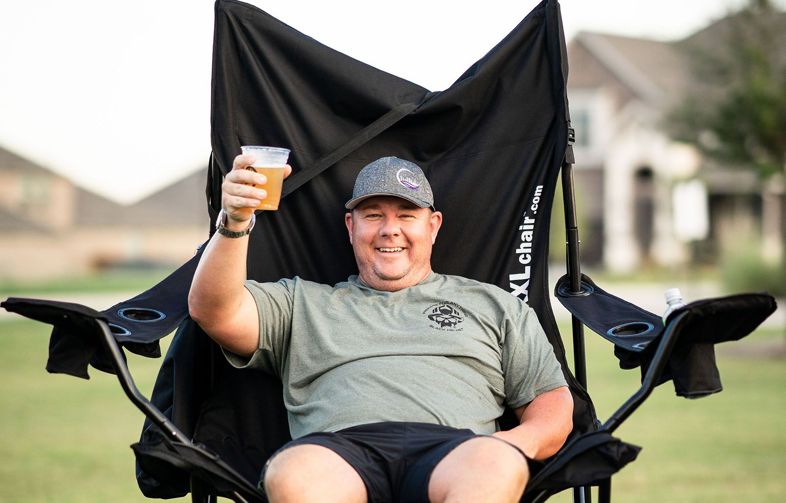 Man Sitting and Holding a Beer | Morningstar Homes
