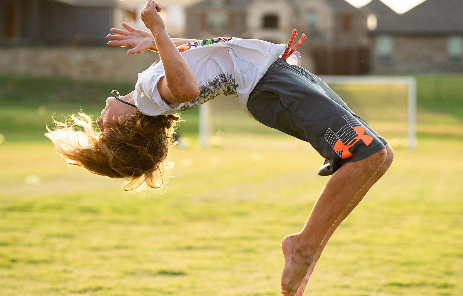 Child Doing Back Flip | Morningstar Homes