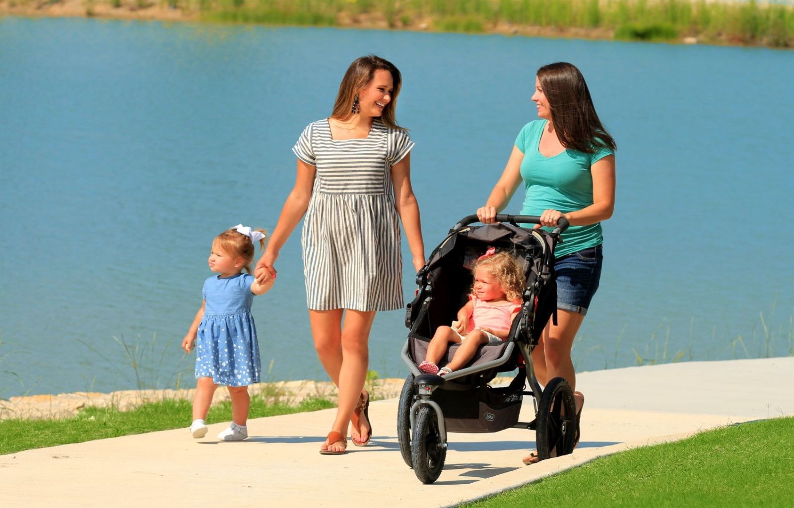 Mothers Walking With Children | Morningstar Homes