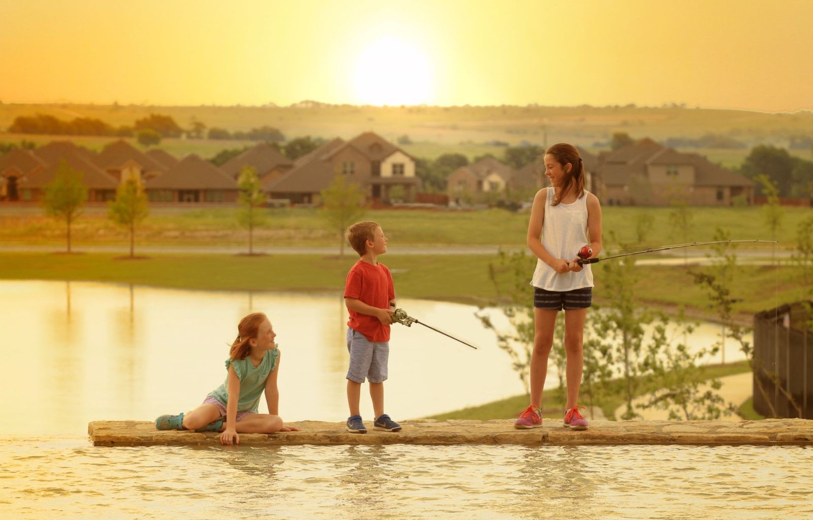 Children Fishing | Morningstar Homes
