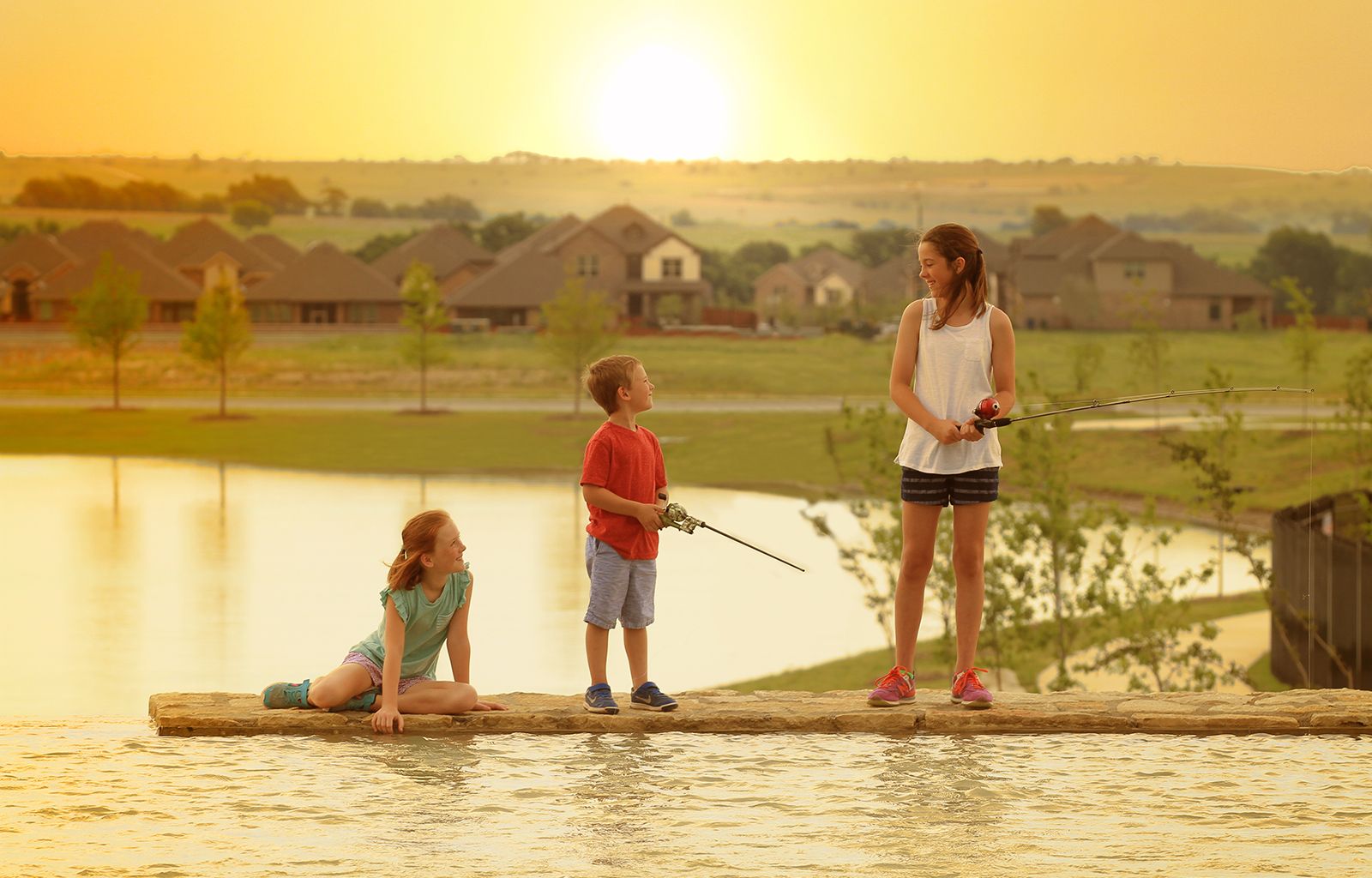 Children Fishing | Morningstar Homes