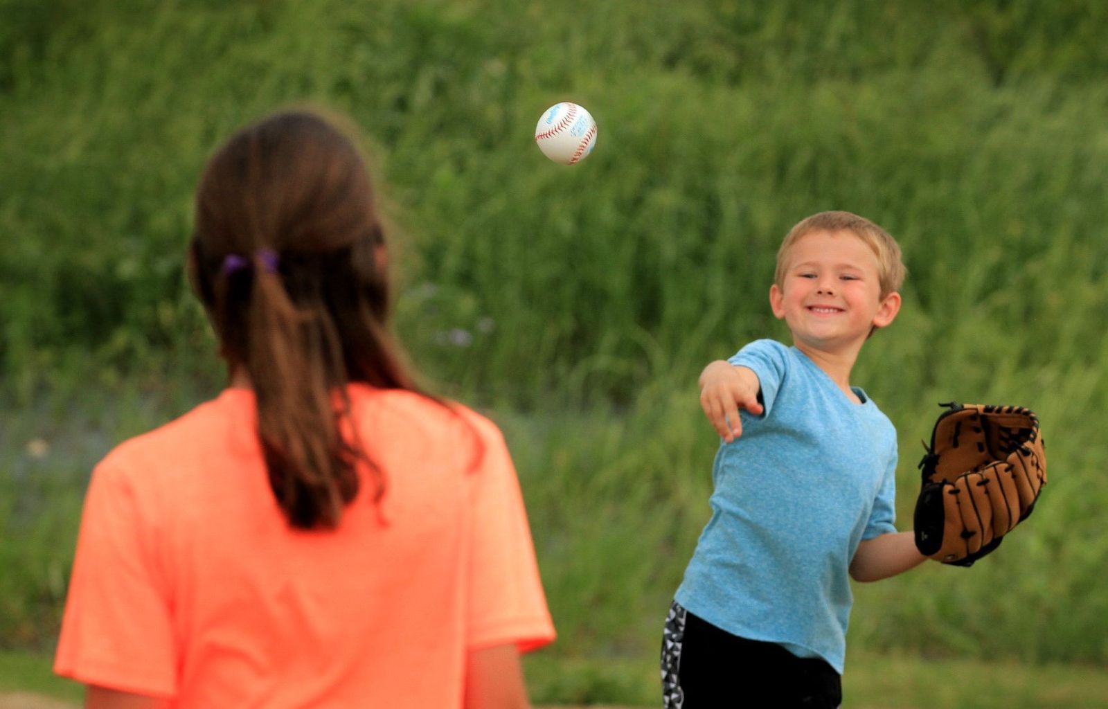 Children Playing Catch | Morningstar Homes