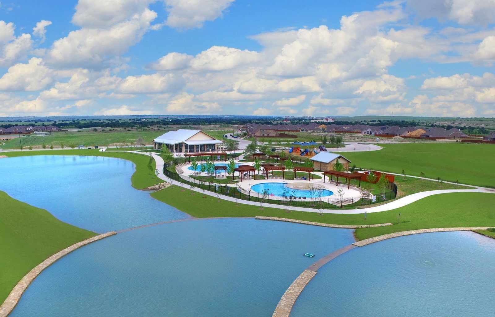 Aerial View of Community | Morningstar Homes