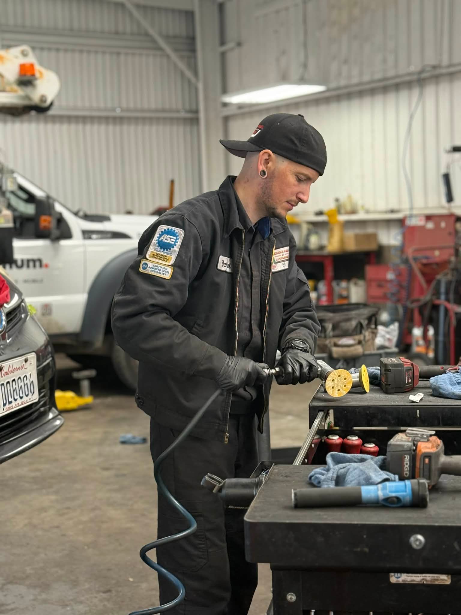 Professional Auto Technician Working | Eureka Brake & Automotive 