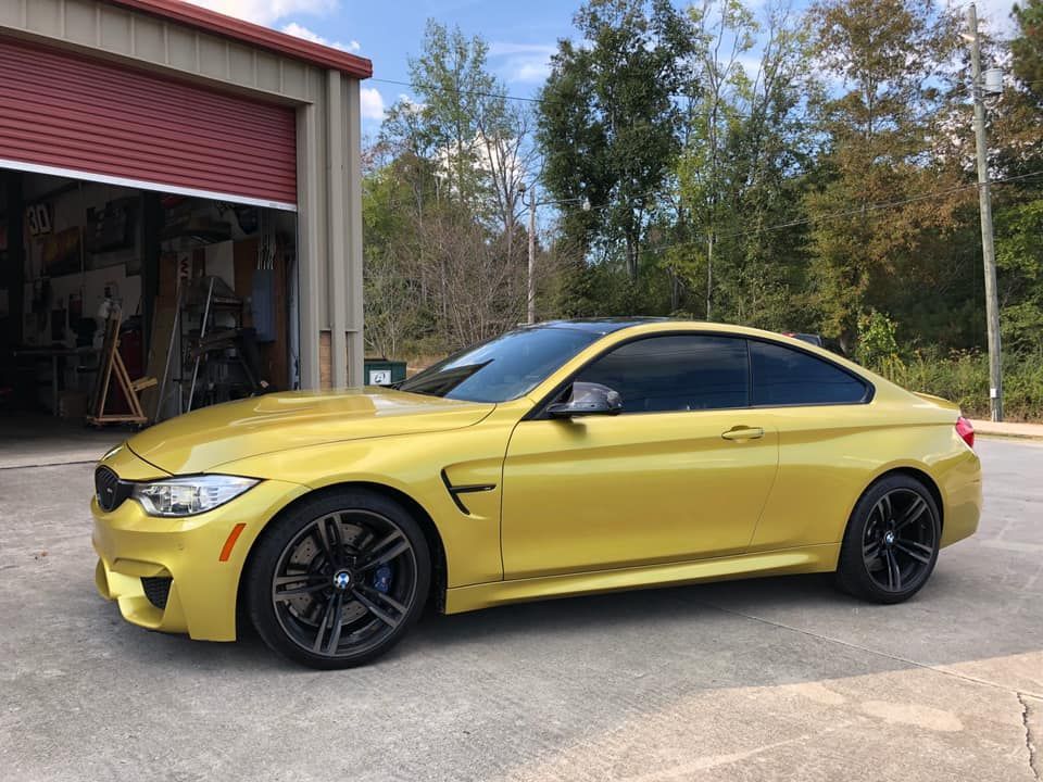 Professional window tint installation