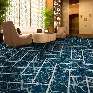 Sofa Set with Dark Blue Carpet — Ypsilanti, MI — Carpet Center & Floors
