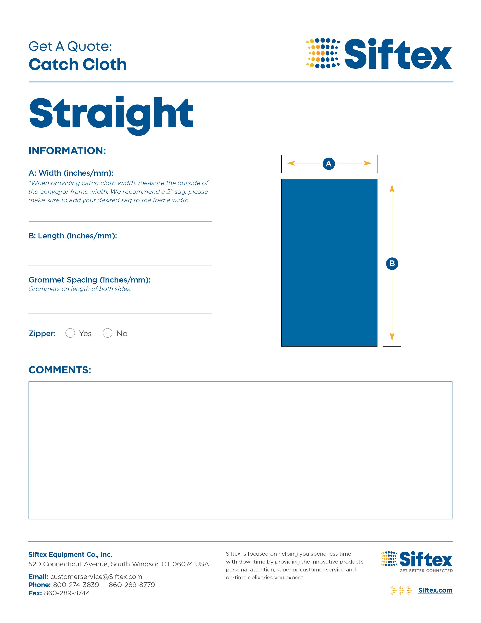 Download Straight Catch Cloth Form