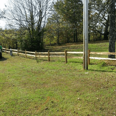 Cedar Split Rail Fence  Gamaliel, Arkansas