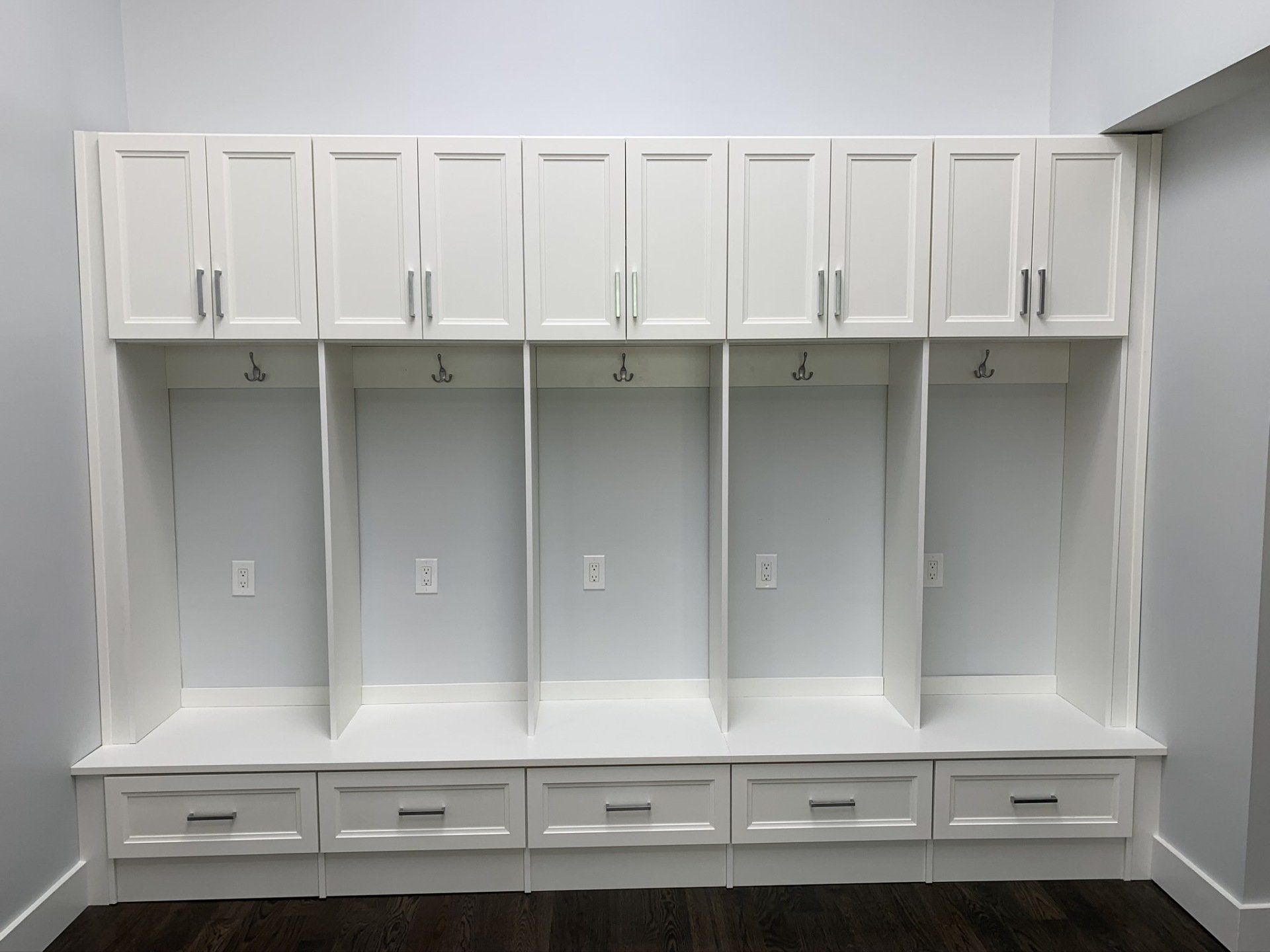 Custom Mudroom Cabinet System