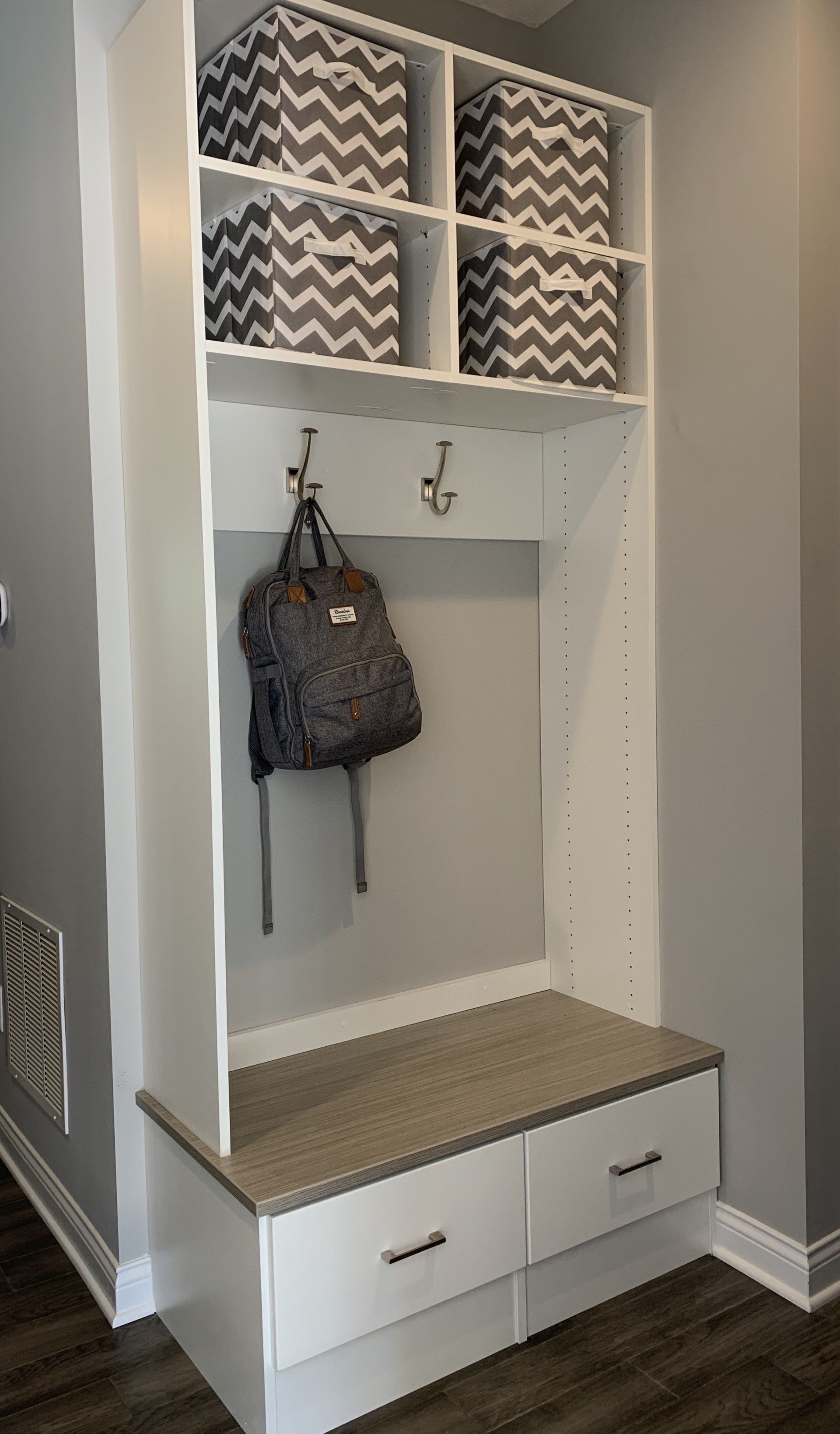 Custom Mudroom Cabinet System