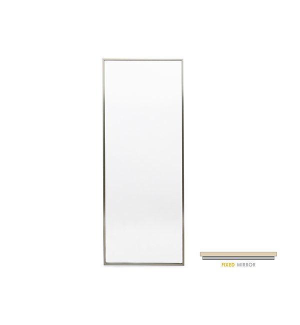 Matte Aluminum Color Option for Wall Mount Mirror