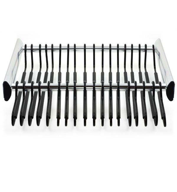 Chrome Color Option for Synergy Pants Rack Organizer
