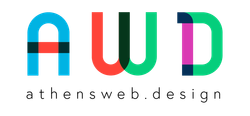 athens web design colorfol logo