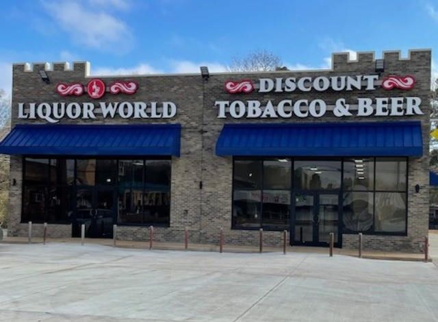 Liquor world is a discount tobacco and beer store