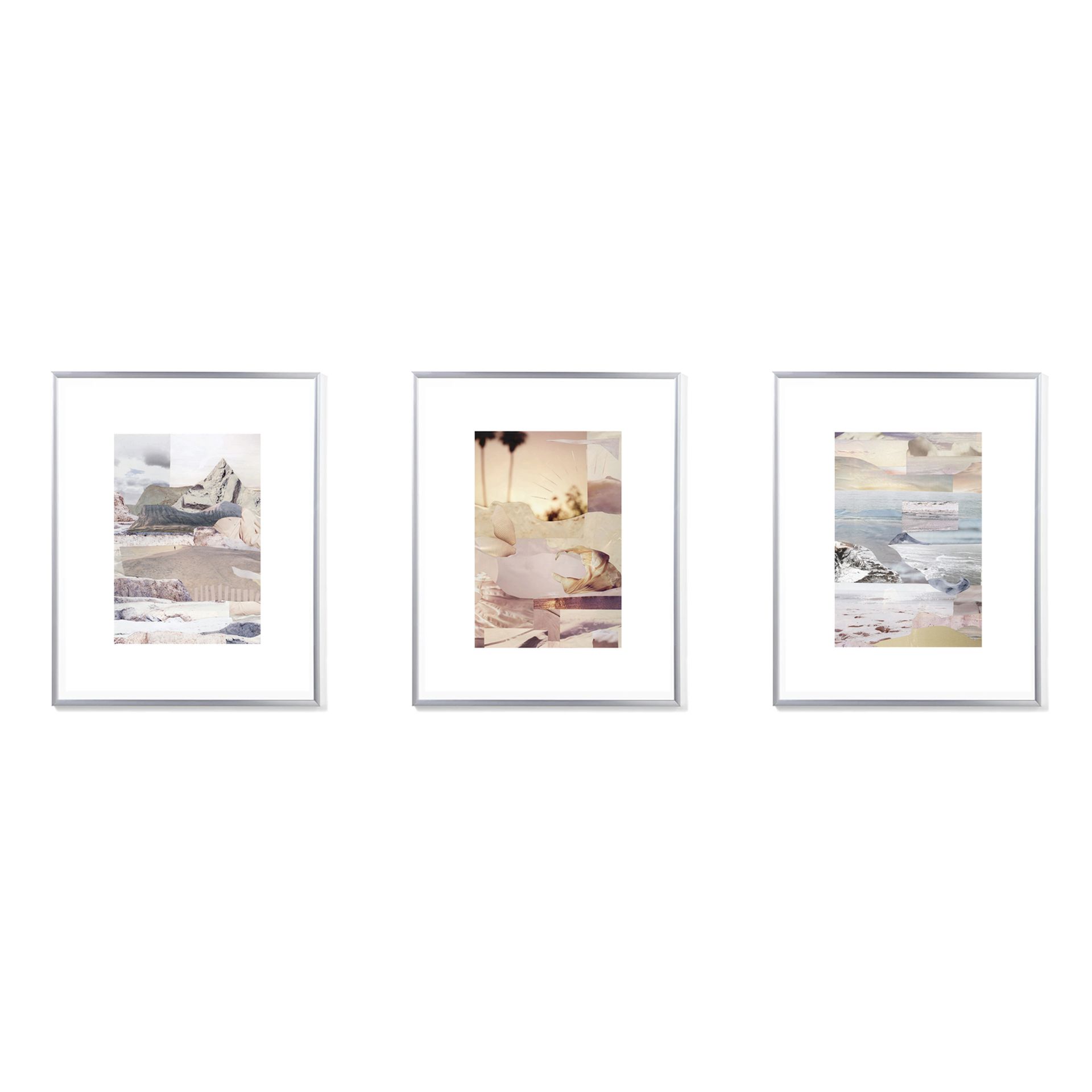 HORIZONS (ensemble de 3 - chrome)