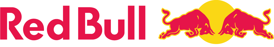 Un logotipo de Red Bull sobre un fondo blanco