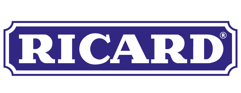 Un cartel azul con la palabra ricard.