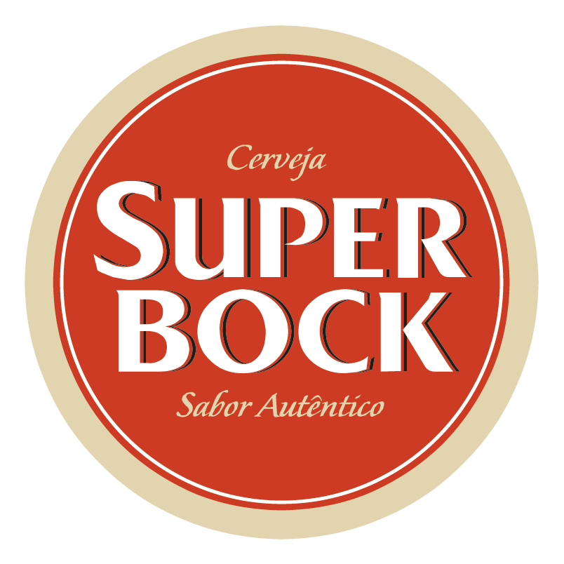 Un logotipo de Superbock cerveza portuguesa.