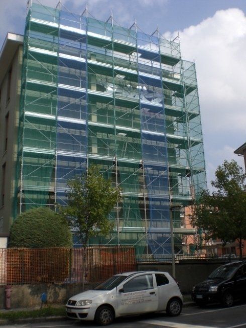 palazzo in costruzione