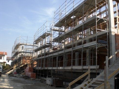 palazzina in costruzione