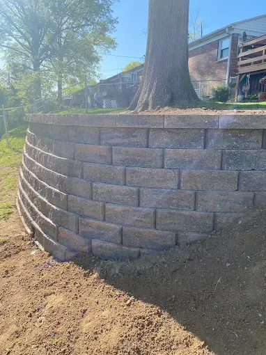 man working on a wall