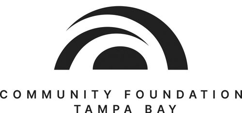 Logo for Community Foundation Tampa Bay, a stylized arch design above text.