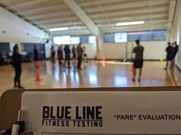 Blue Line Fitness Testing Evaluations Clipboard picture