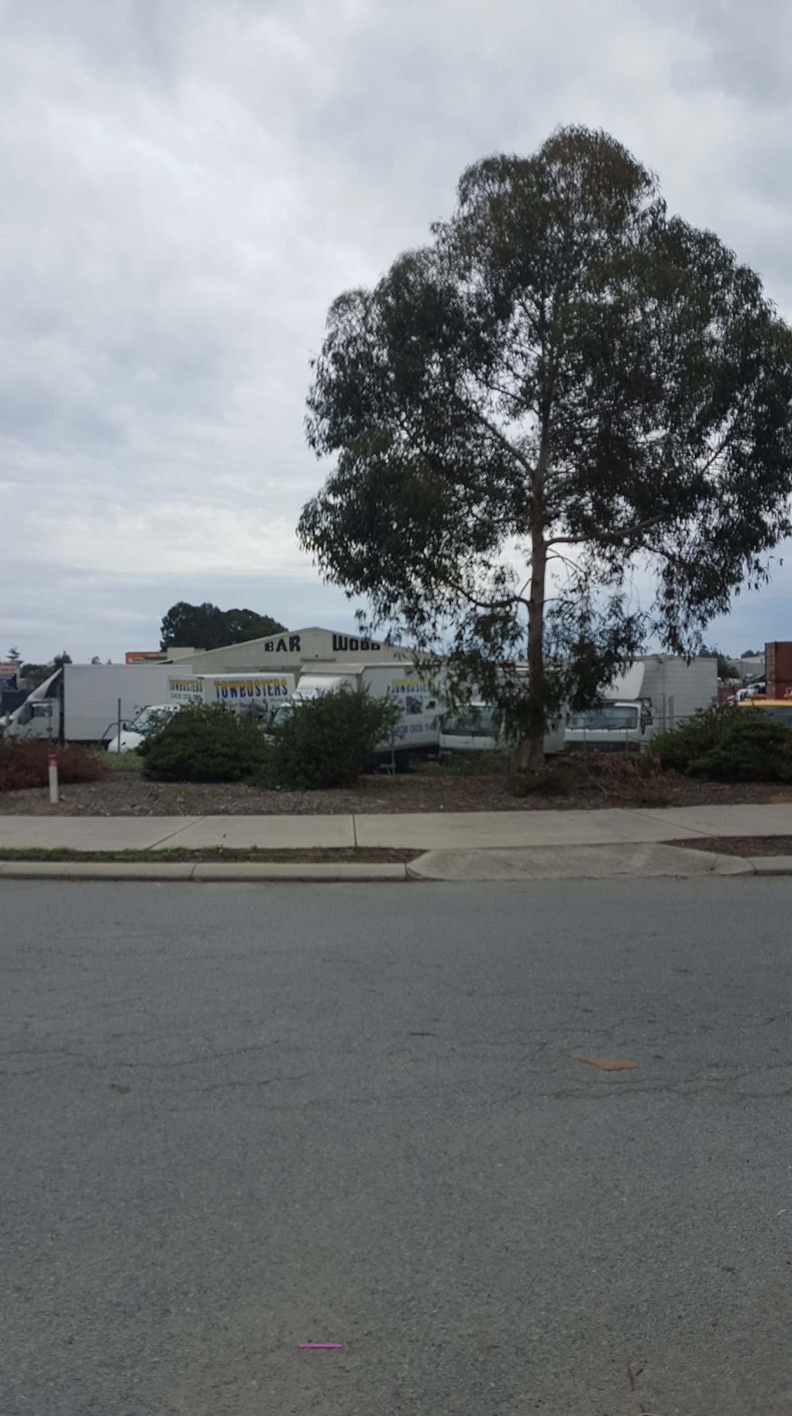 transportation truck parked next to each other