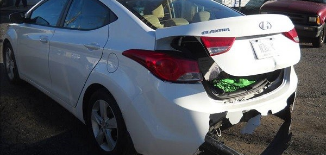 Auto Repair — Before Collision White Car in Lakewood, NJ