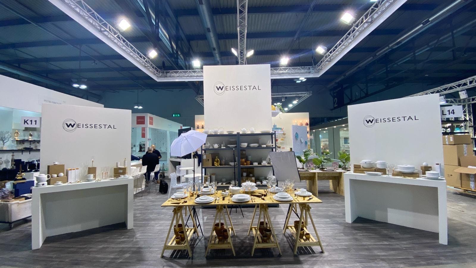 Allestimenti della Cusano Stand, Fiera Homi Milano, stand Weissestal