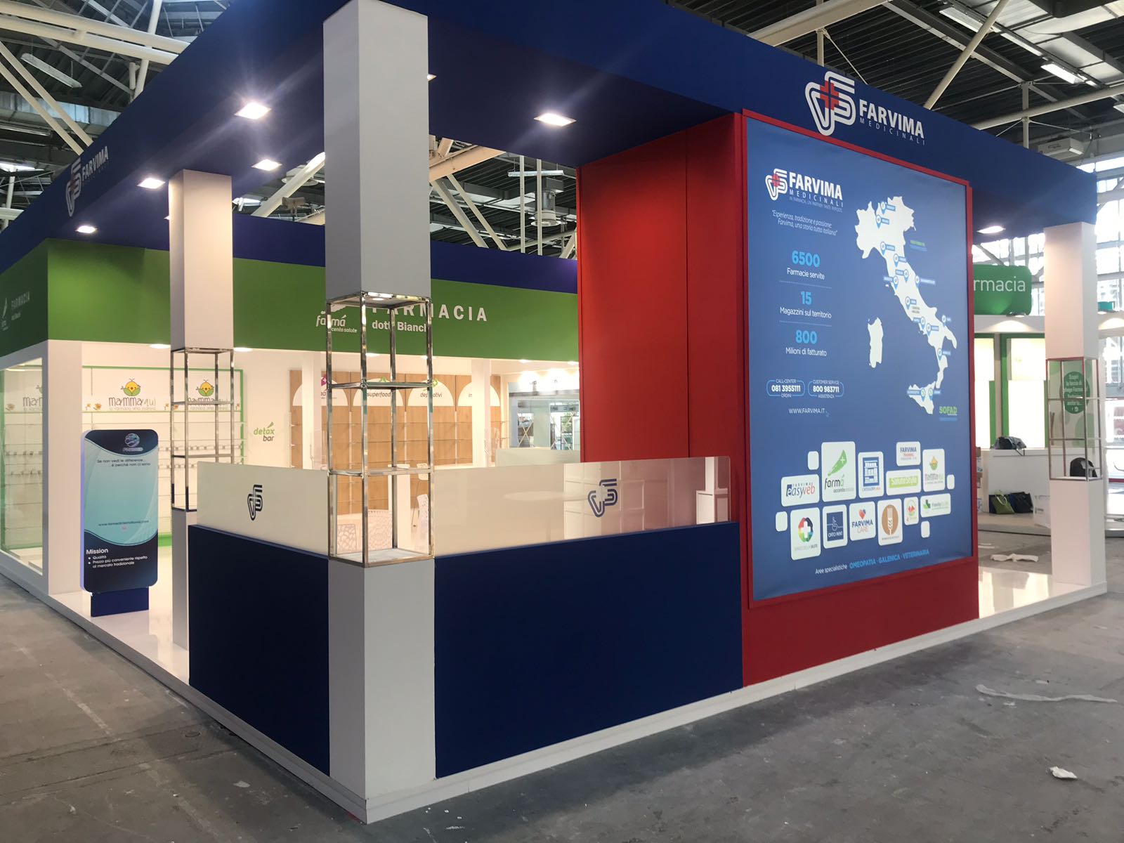 Cosmoprof Bologna stand Farvima