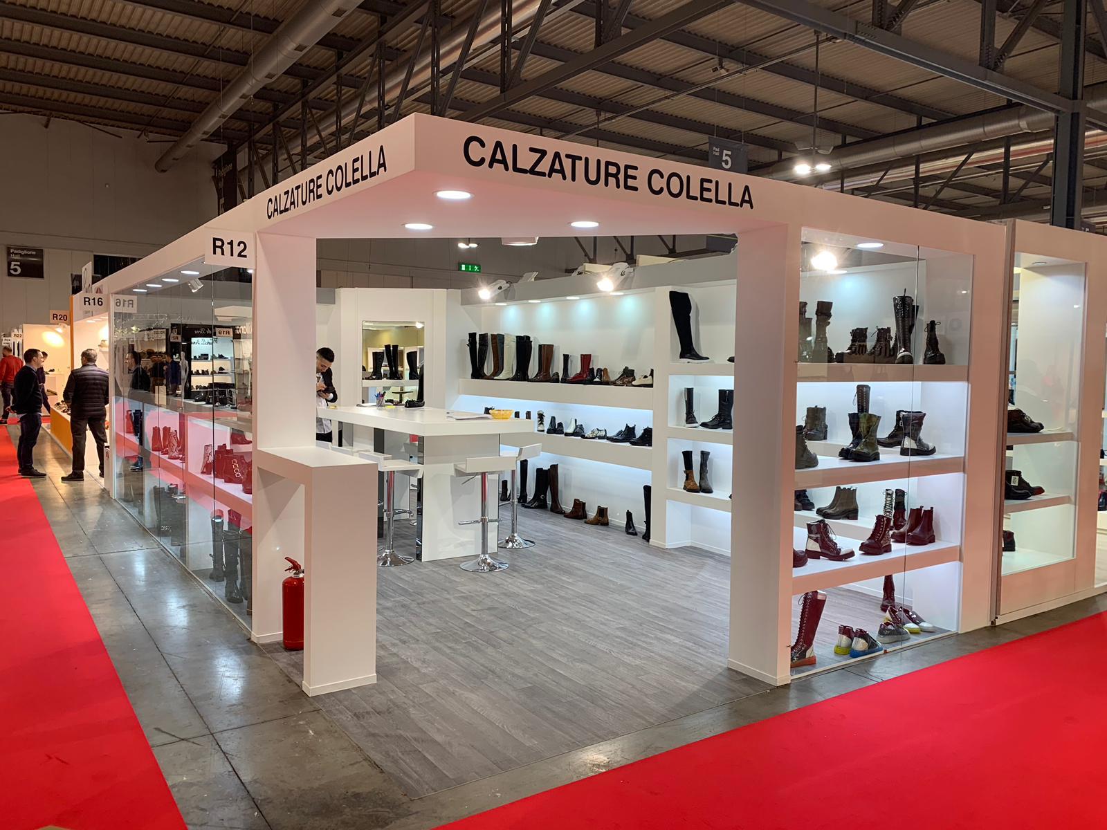 Calzature Colella, allestimento stand Cusano, Fiera MIcam Milano
