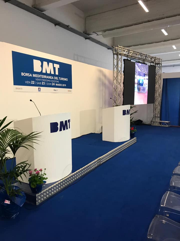 BMT - Fiera Internazionale del Turismo - Napoli. Allestimenti Cusano Stand