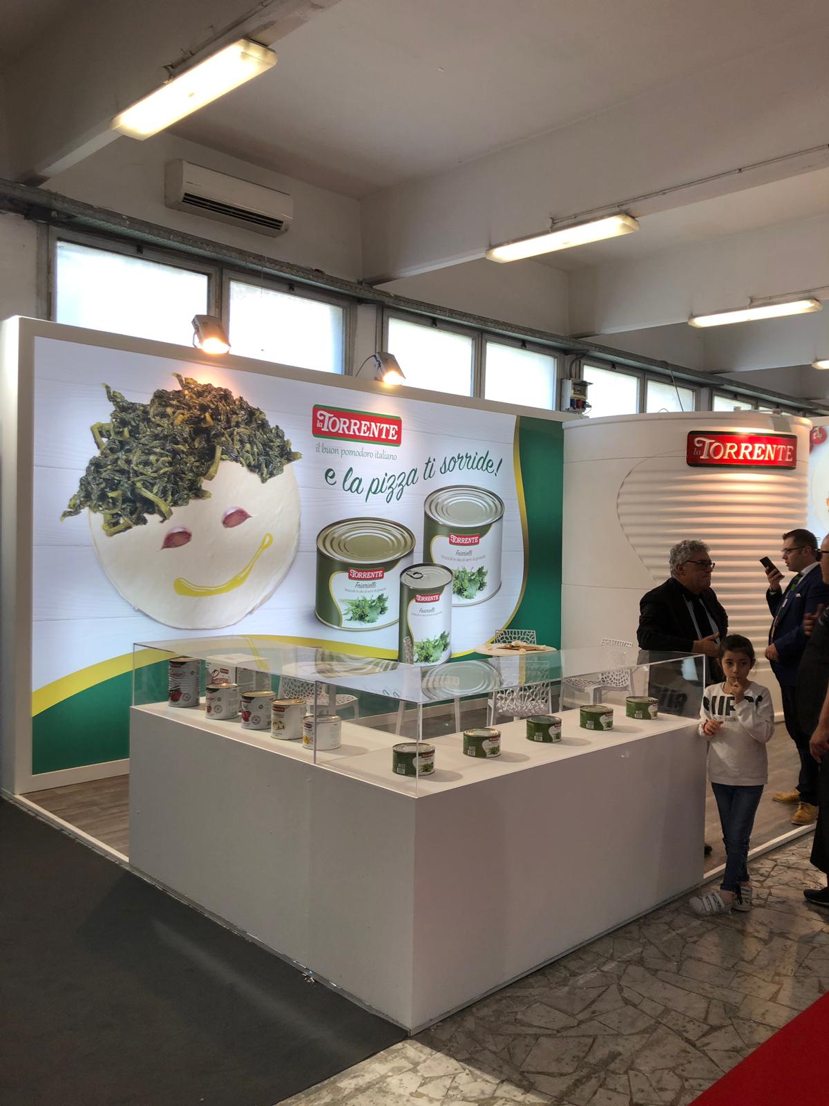 Tutto Pizza Expo Napoli, stand Torrente Forni allestito da Cusano Stand