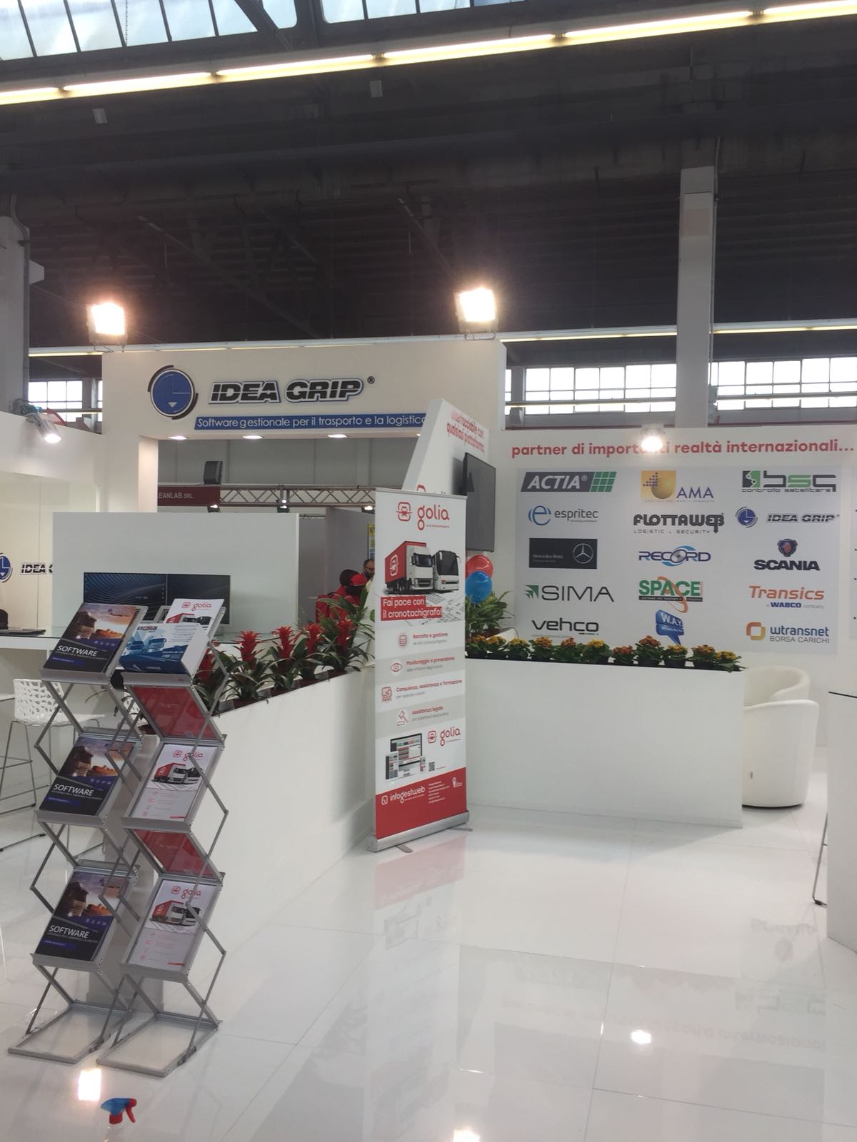 Fiera Taspoday Caserta, stand Idea Grip allestito da Cusano Stand