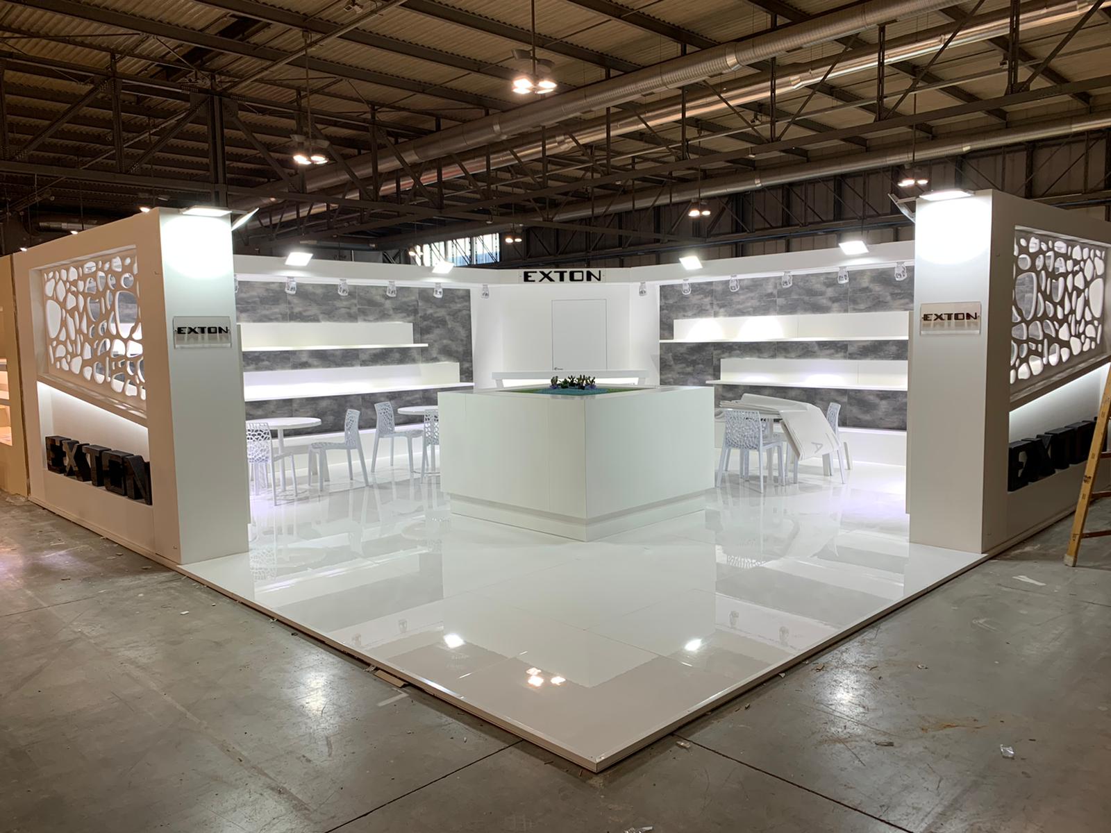 Allestimenti Cusano Stand, Fiera Micam Milano, stand Exton