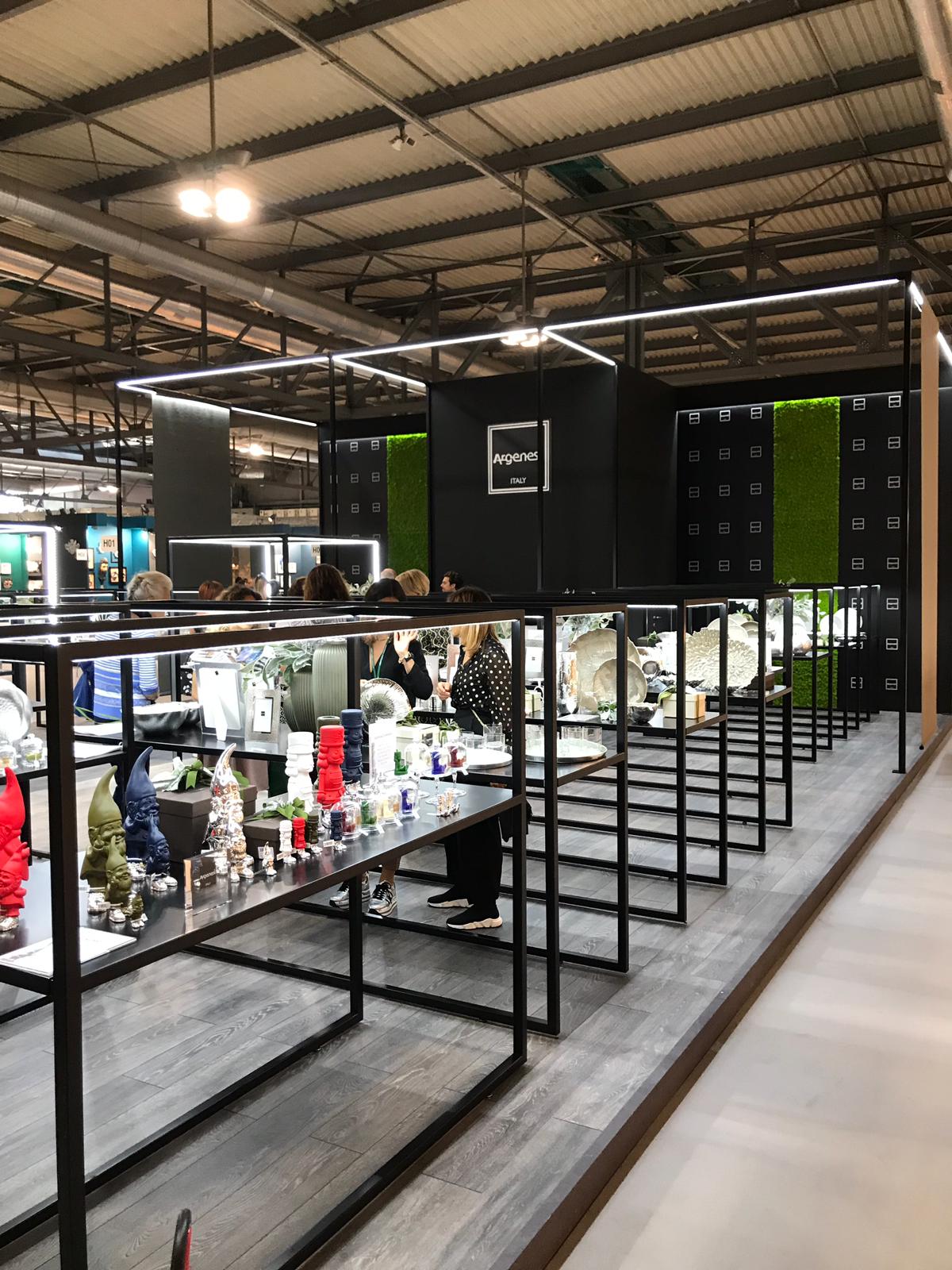 Allestimenti della Cusano Stand alla Fiera Homi di Miano