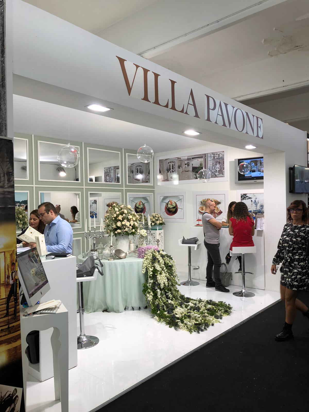 Fiera Tutto Sposi Napoli, stand Villa Pavone allestito da Cusano Stand