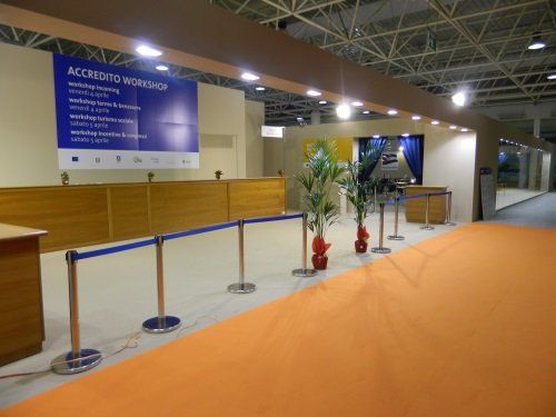 reception di centro conferenze