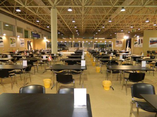 sala stampa per conferenze