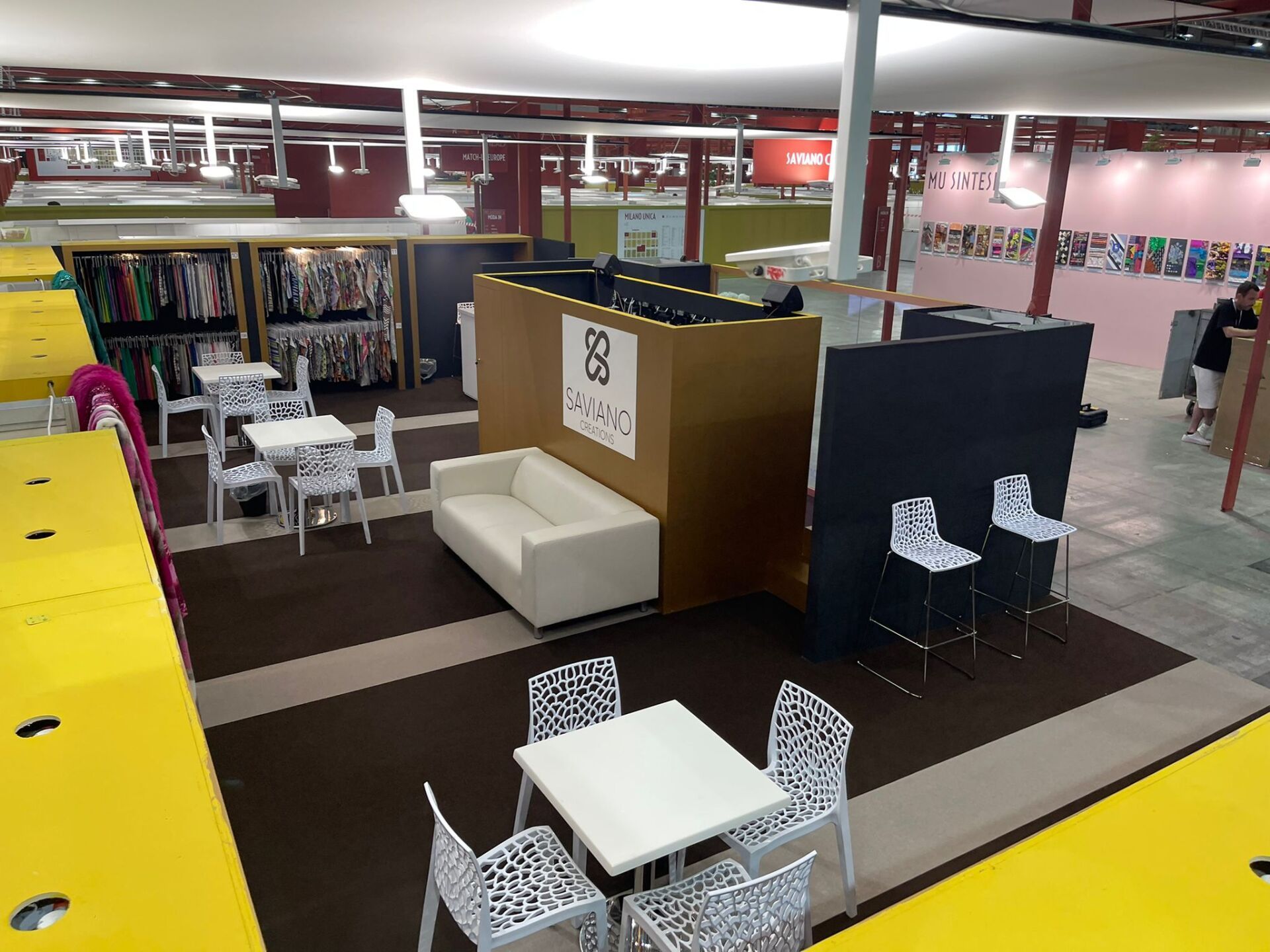 Stand Saviano Creations, Fiera Moda In Milano, Cusano Stand