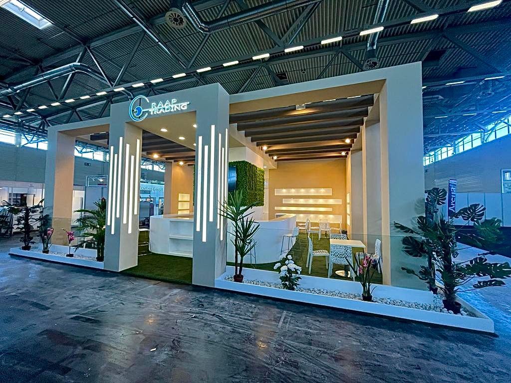 Allestimento fieristico IAW Colonia, stand Raap Trading