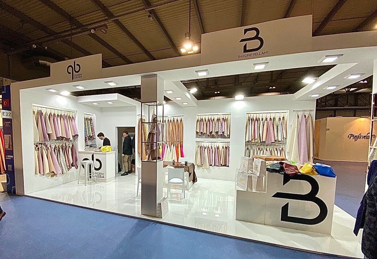 Allestimento stand Barone, Lineapelle Milano