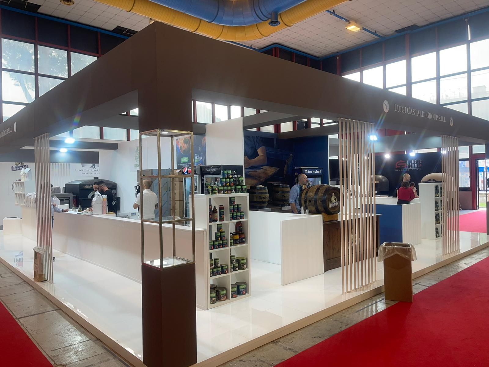 Stand allestito per Castaldi  Group a Tutto Pizza 2024, Napoli