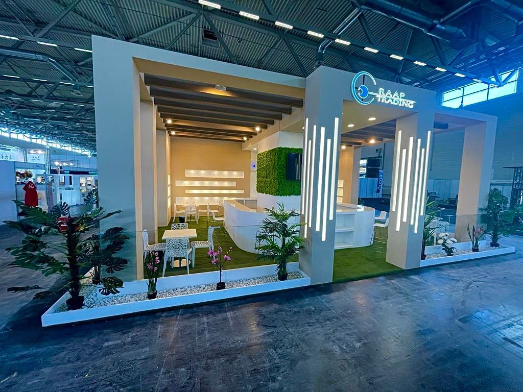 Allestimento fieristico IAW Colonia, stand Raap Trading