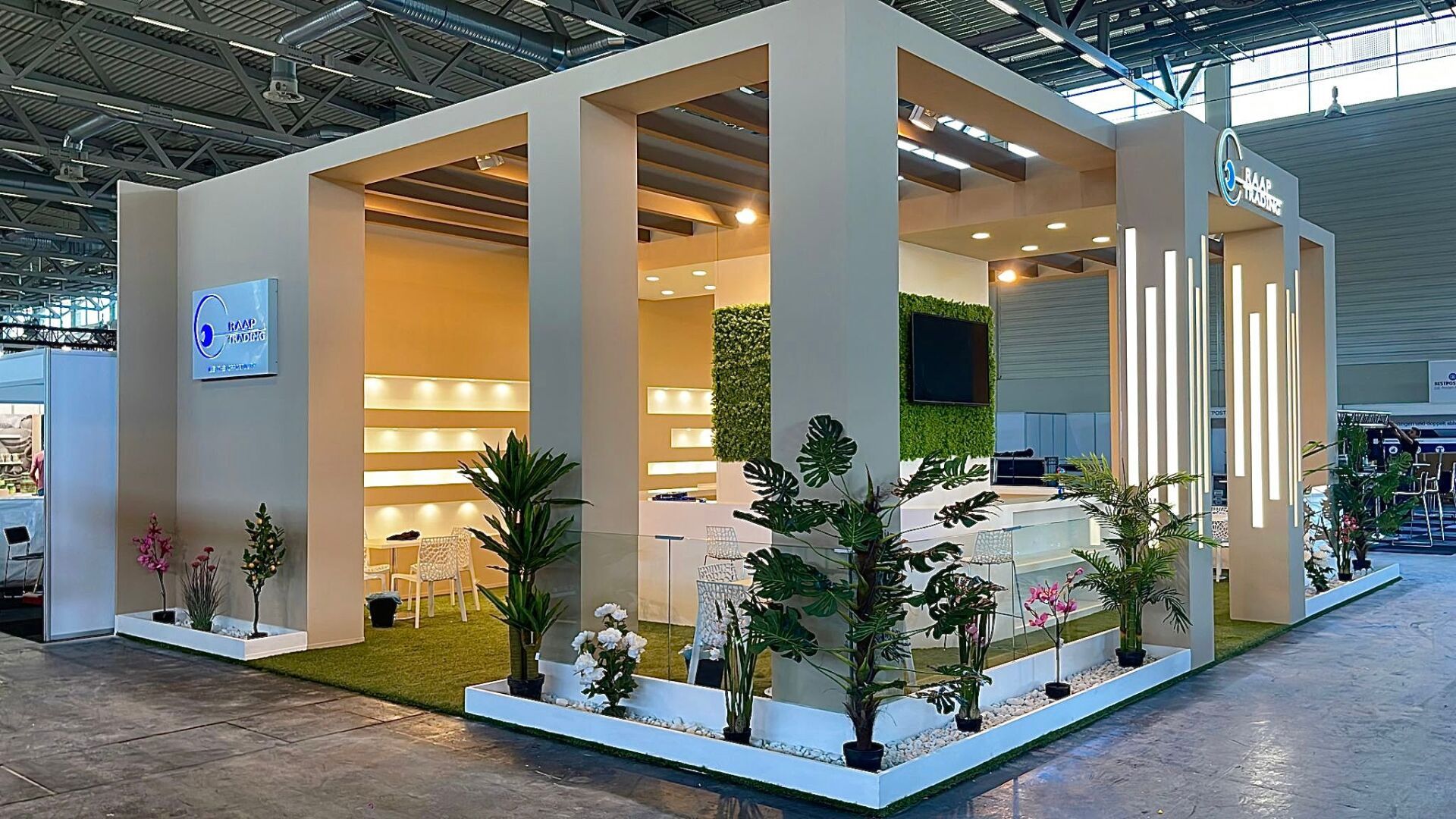 Allestimento fieristico IAW Colonia, stand Raap Trading