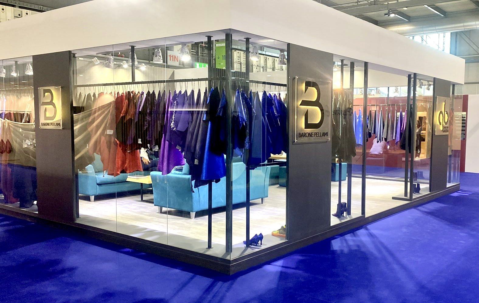 Allestimenti Cusano Stand, Lineapelle Milano, stand NBarone Pellami