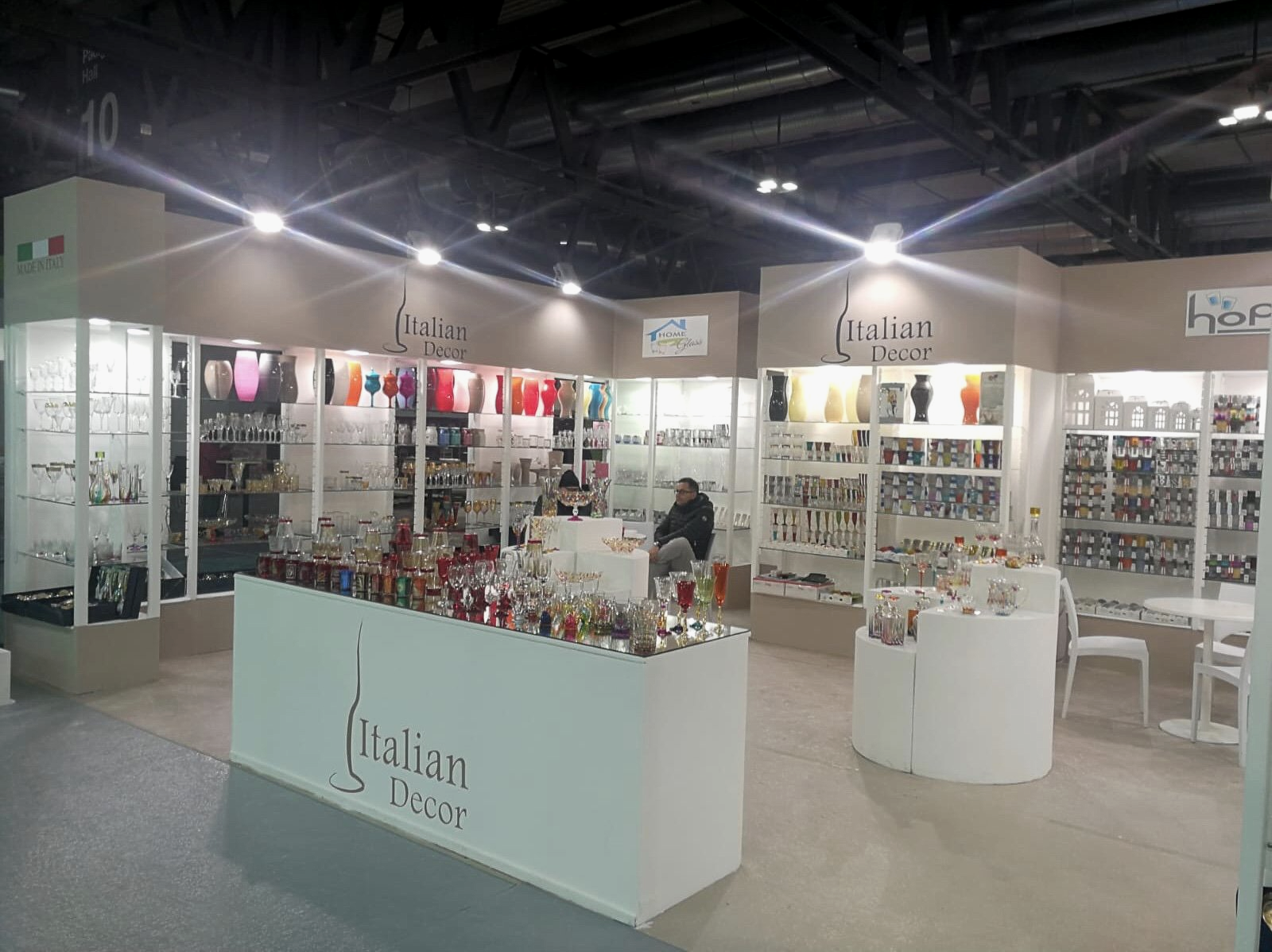 Allestimenti della Cusano Stand, Fiera Homi Milano, stand Italian Decor